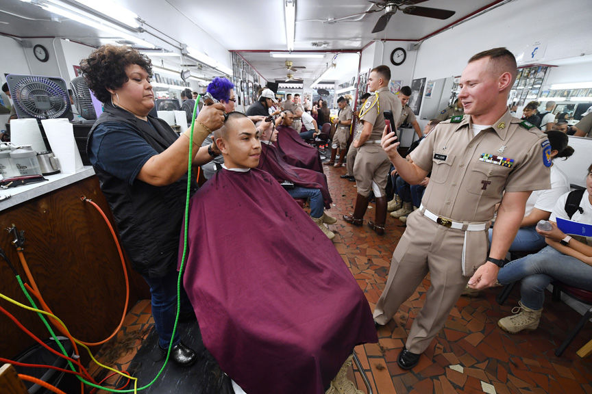 Freshman haircuts